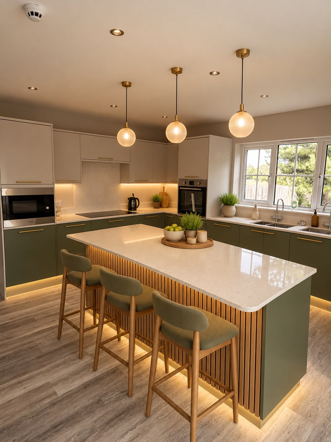 Kitchen and living spaces at The Bodhi Clinic